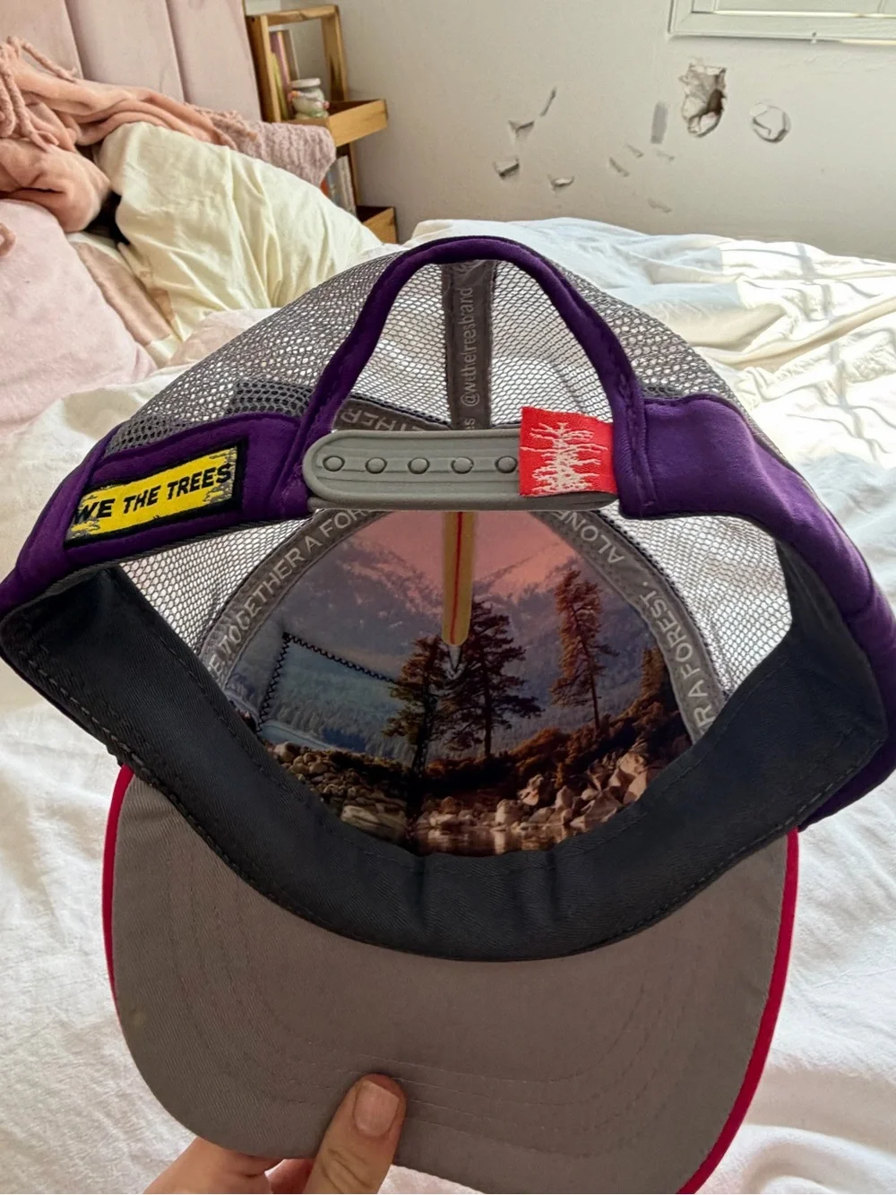 We The Trees Hot Pink & Purple Unicorn Patch Trucker Hat